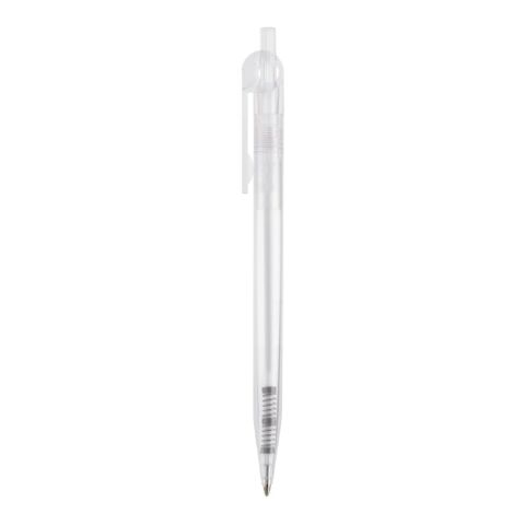 Kugelschreiber Futurepoint Transparent Weiss-Weiss | 1-farbiger Siebdruck | in Verlängerung vom Clip | 50 mm x 25 mm | Nicht verfügbar