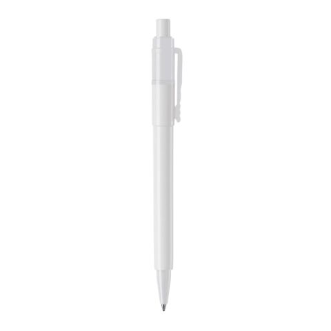 Kugelschreiber Baron Colour Hardcolour Weiss | 1-farbiger Siebdruck | 270° vom Clip | 45 mm x 25 mm | Nicht verfügbar