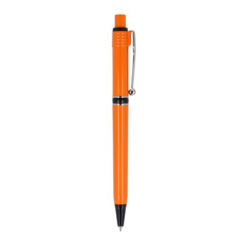 Kugelschreiber Raja Extra Orange-Schwarz | 1-farbiger Siebdruck | in Verlängerung vom Clip | 40 mm x 25 mm | Nicht verfügbar