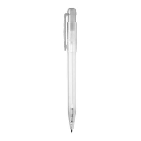 Kugelschreiber Ingeo TM Pen Clear Transparent Transparent | 1-farbiger Siebdruck | in Verlängerung vom Clip | 45 mm x 25 mm | Nicht verfügbar