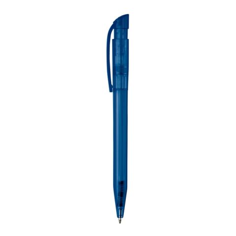 Kugelschreiber S45 Clear Transparent Dunkelblau-Dunkelblau | 1-farbiger Tampondruck | Clip | 25 mm x 6 mm | Nicht verfügbar