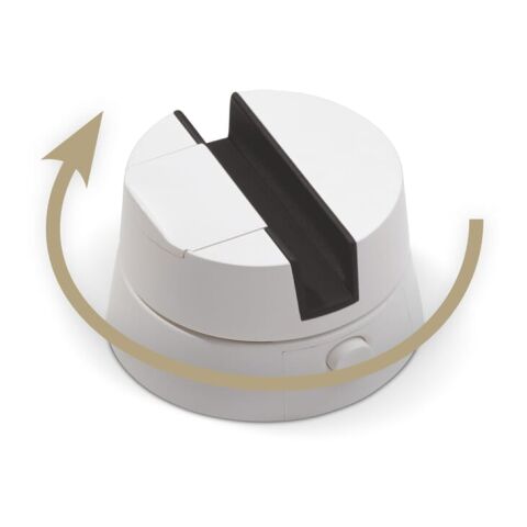 Panorama Smartphone-Ständer Weiss-Schwarz | ohne Werbeanbringung | Nicht verfügbar | Nicht verfügbar | Nicht verfügbar