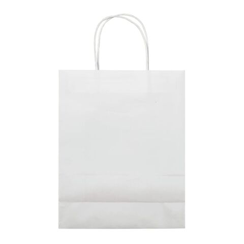 Mittlere Papiertasche im Eco Look 120g/m² Weiss | ohne Werbeanbringung | Nicht verfügbar | Nicht verfügbar | Nicht verfügbar
