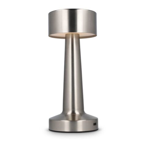 Lumo Tischleuchte mit 3 Lichtmodi und dimmbar Silber | ohne Werbeanbringung | Nicht verfügbar | Nicht verfügbar