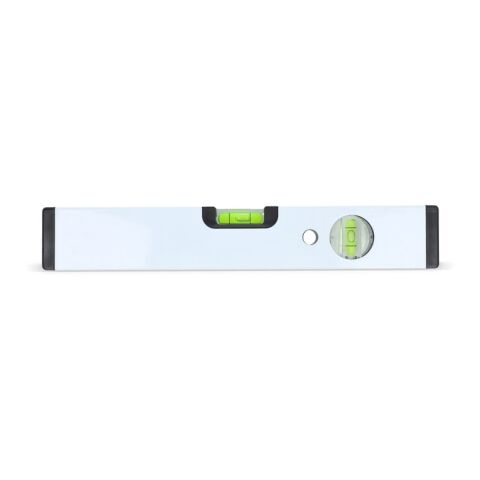 Aluminium-Wasserwaage 30 cm Weiss | 1-farbiger Tampondruck | Seite 2 | 65 mm x 40 mm