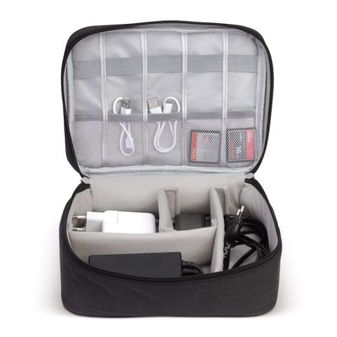 Travel Essentials Elektronik-Organizer Schwarz | ohne Werbeanbringung | Nicht verfügbar | Nicht verfügbar | Nicht verfügbar