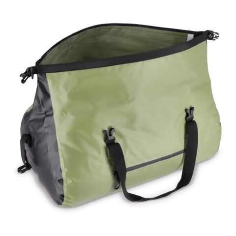 Wasserdichter Seesack Adventure 60L IPX6 Olivgrün | 1-farbiger Transferdruck | Fach Vorderseite | 105 mm x 65 mm | Nicht verfügbar