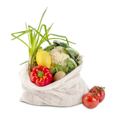 Wiederverwendbare Lebensmitteltasche OEKO-TEX® Baumwolle 40x45cm Ecru | ohne Werbeanbringung | Nicht verfügbar | Nicht verfügbar | Nicht verfügbar