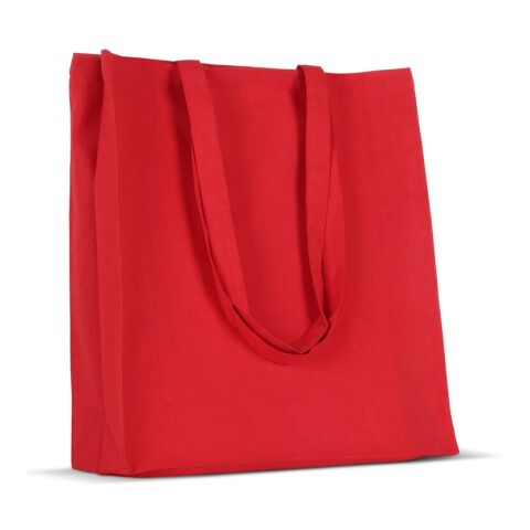 Tasche aus recycelter Baumwolle 140g/m² 38x10x42cm Rot Weiß | ohne Werbeanbringung | Nicht verfügbar | Nicht verfügbar | Nicht verfügbar