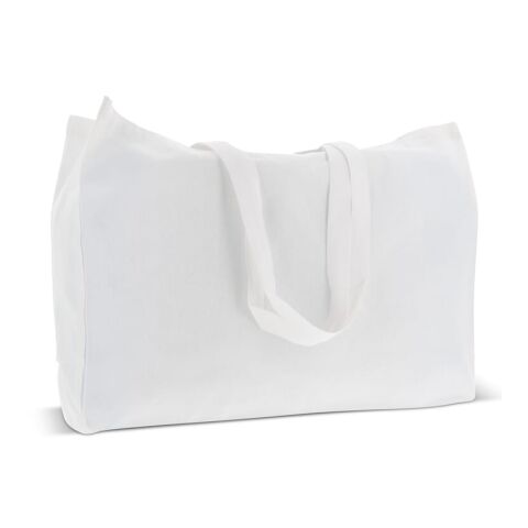Tasche aus recycelter Baumwolle 140g/m² 49x14x37cm Weiss