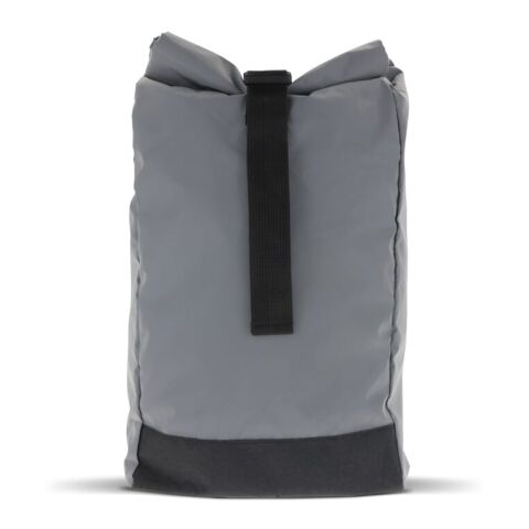 Reflektierender Rolltop-Rucksack 26x13x50cm Grau | ohne Werbeanbringung | Nicht verfügbar | Nicht verfügbar | Nicht verfügbar