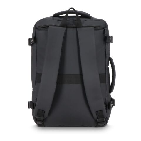 PU-beschichteter Dalston-Rucksack Vakuumrucksack 30 x 15 x 45 cm 20 l schwarz | Digital Transferdruck | Vorderseite unten | 120 mm x 100 mm