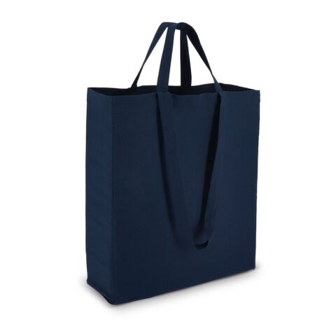 Tragetasche aus Baumwolle OEKO-TEX® 38 x 10 x 42cm 140g/m² Dunkelblau | ohne Werbeanbringung | Nicht verfügbar | Nicht verfügbar
