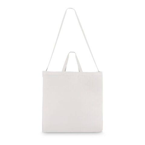 Tragetasche aus Baumwolle OEKO-TEX® 40 x 13 x 44cm 220g/m² Weiss | 1-farbiger Siebdruck | Seite 1 | 280 mm x 300 mm
