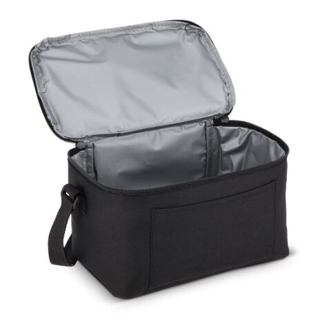R-PET 600D 6-Dosen-Kühltasche 25 x 14,5 x 15,5 cm 5 l Schwarz