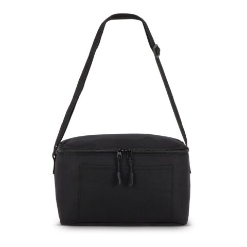 R-PET 600D 6-Dosen-Kühltasche 25 x 14,5 x 15,5 cm 5 l Schwarz | ohne Werbeanbringung | Nicht verfügbar | Nicht verfügbar
