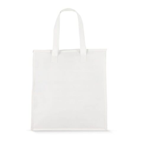 R-PET Kühltasche Non Woven 33x 25,5 x 37cm 75g/m² Weiss
