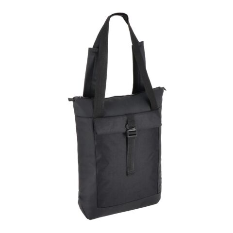 rPET 600D Navi Laptop-Rucksack 36 x 40 x 10 cm Schwarz