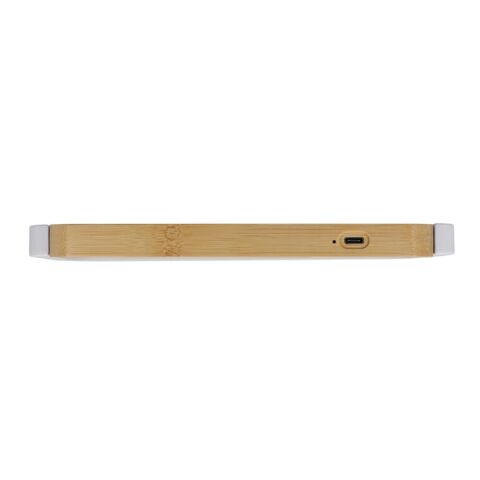 15-W-Wireless-Ladegerät mit dimmbarer LED-Lampe Natur | 1-farbiger Tampondruck | Oberkante, Lasche | 65 mm x 35 mm