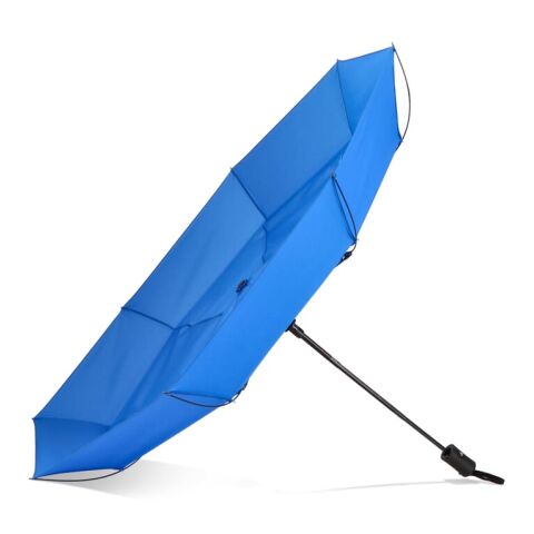 Daintree 190T Pongee 21.5" Faltbarer winddichter Regenschirm Auto open Blau / Weiss | ohne Werbeanbringung | Nicht verfügbar | Nicht verfügbar