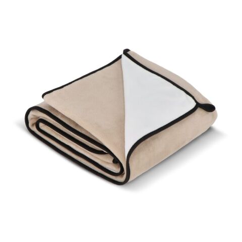 Vliesdecke 120×150 cm, 500 g/m² Korallenvlies, sublimationsdruckfähig. Beige | ohne Werbeanbringung | Nicht verfügbar | Nicht verfügbar