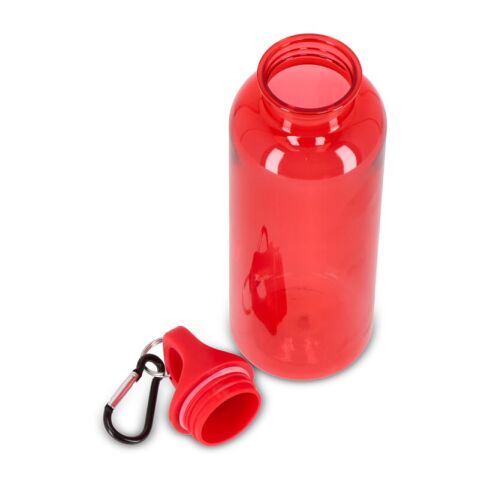 Noa Wasserflasche R-PET 500 ml Transparent Rot Weiß-Rot Weiß | ohne Werbeanbringung | Nicht verfügbar | Nicht verfügbar