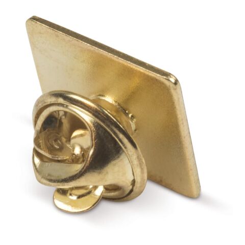 Metall Pin, quadratisch 15x15mm Gold | ohne Werbeanbringung | Nicht verfügbar | Nicht verfügbar | Nicht verfügbar