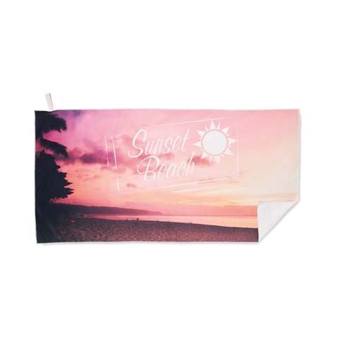Strandhandtuch mit Elastikband 50 x 100 cm | ohne Werbeanbringung | ohne Werbeanbringung