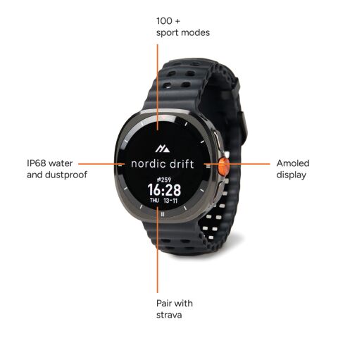 Nordic Drift Titan High Performance Watch schwarz | ohne Werbeanbringung | Nicht verfügbar | Nicht verfügbar