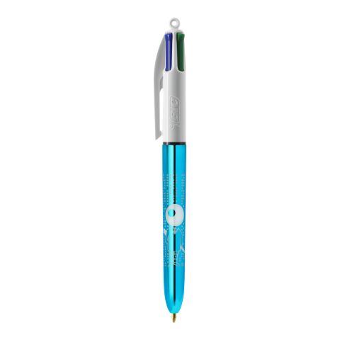 BIC® 4 Colours Shine Kugelschreiber Weiß-blaumetallic | Nicht verfügbar