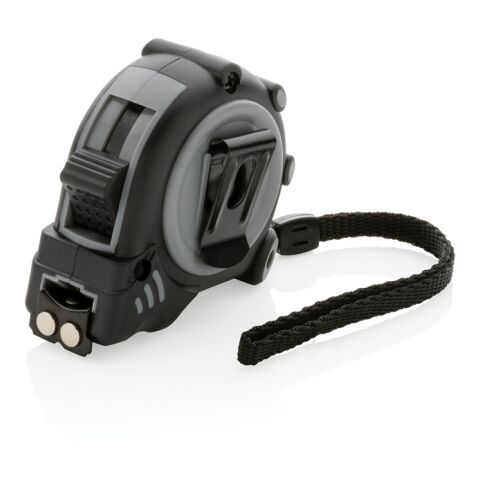 Grip 3m/16mm Maßband aus RCS recyceltem Kunststoff grau-schwarz | ohne Werbeanbringung | Nicht verfügbar | Nicht verfügbar