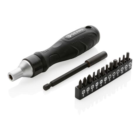 Gear X Ratschen-Schraubendreher schwarz | ohne Werbeanbringung | Nicht verfügbar | Nicht verfügbar