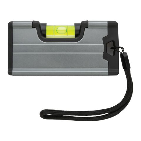 Wasserwaage im Taschenformat mit Magnet grau | ohne Werbeanbringung | Nicht verfügbar | Nicht verfügbar