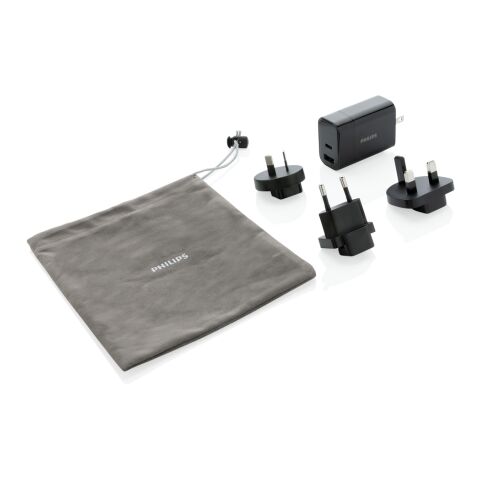Philips Ultra Fast PD Travel-Charger schwarz | ohne Werbeanbringung | Nicht verfügbar | Nicht verfügbar