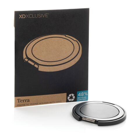 Terra Magnetic magnetischer Handyhalter mit Ring grau | ohne Werbeanbringung | Nicht verfügbar | Nicht verfügbar