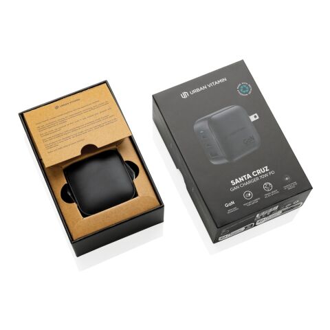 Urban Vitamin Santa Cruz 70W GAN-Ladegerät aus RCS rec. PC schwarz | ohne Werbeanbringung | Nicht verfügbar | Nicht verfügbar