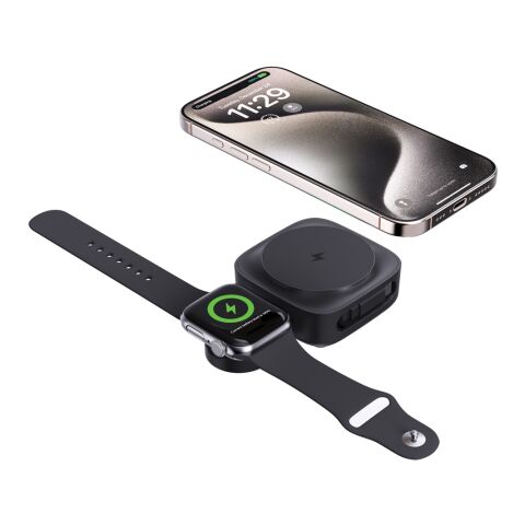 Urban Vitamin Goleta 2-in-1 15W Magnetic Wireless Charger schwarz | ohne Werbeanbringung | Nicht verfügbar | Nicht verfügbar