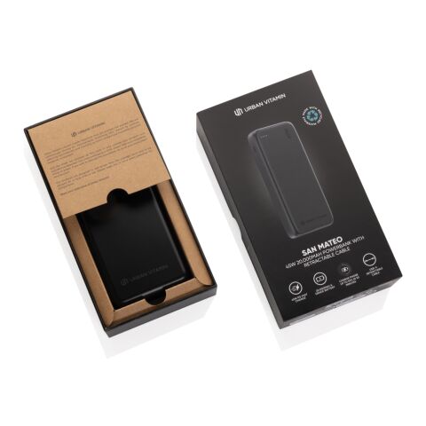 Urban Vitamin San Mateo 45W 20.000mAh Powerbank schwarz | ohne Werbeanbringung | Nicht verfügbar | Nicht verfügbar