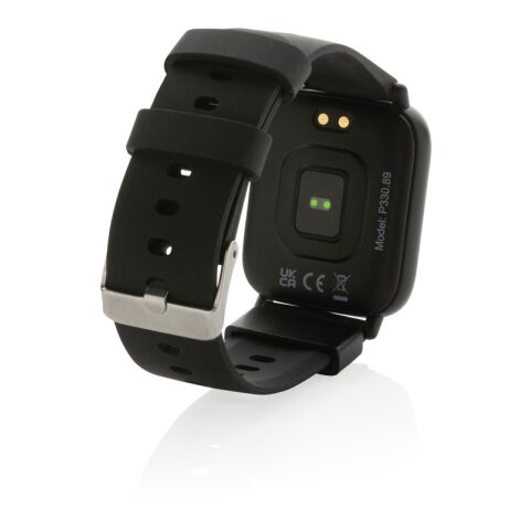 Fit Watch aus RCS recyceltem TPU schwarz | ohne Werbeanbringung | Nicht verfügbar | Nicht verfügbar