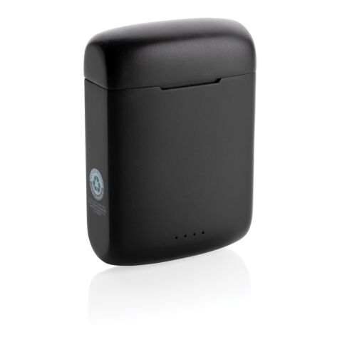 Skywave Solar-Kopfhörer aus RCS recyceltem Kunststoff schwarz | ohne Werbeanbringung | Nicht verfügbar | Nicht verfügbar