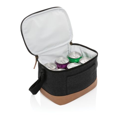 Impact AWARE™ 16 oz. rCanvas Kühltasche 6 Dosen schwarz | ohne Werbeanbringung | Nicht verfügbar | Nicht verfügbar