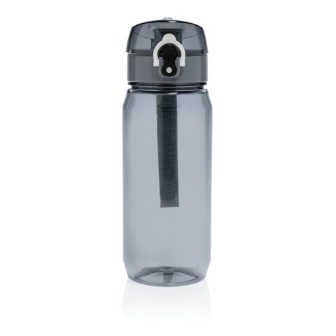 Yide RCS  rPET verschließbare Wasserflasche 600ml schwarz | ohne Werbeanbringung | Nicht verfügbar | Nicht verfügbar
