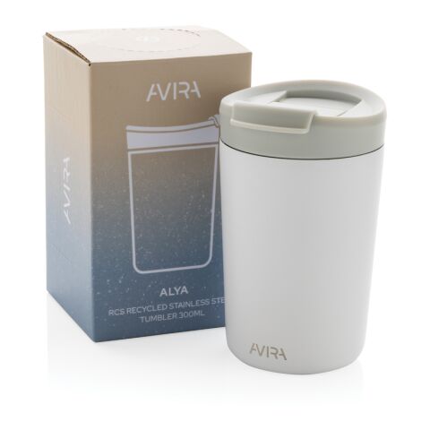 Avira Alya RCS recycelter Stainless-Steel Becher 300ml weiß | ohne Werbeanbringung | Nicht verfügbar | Nicht verfügbar