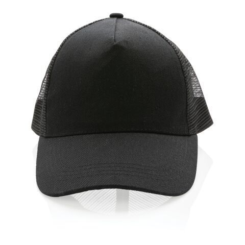 Impact AWARE™ 190gr Brushed rCotton 5 Panel Trucker-Cap schwarz | ohne Werbeanbringung | Nicht verfügbar | Nicht verfügbar | Nicht verfügbar