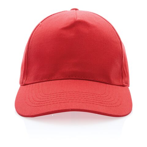 Impact 5 Panel Kappe aus 280gr rCotton mit AWARE™ Tracer Sattes Rot | ohne Werbeanbringung | Nicht verfügbar | Nicht verfügbar | Nicht verfügbar