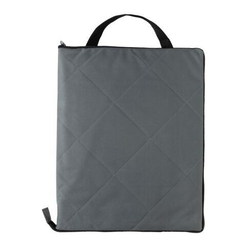 Impact Aware™ RPET faltbare, gesteppte Picknickdecke grau | ohne Werbeanbringung | Nicht verfügbar | Nicht verfügbar | Nicht verfügbar