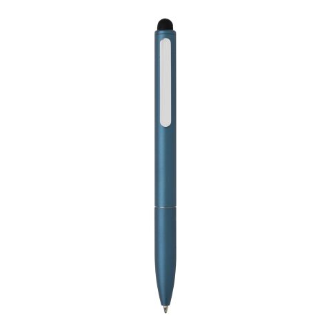 Kymi Stift mit Stylus aus RCS recyceltem Aluminum Königsblau | ohne Werbeanbringung | Nicht verfügbar | Nicht verfügbar