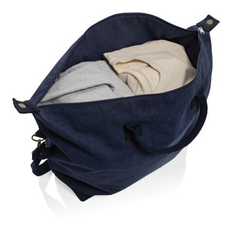 Kezar AWARE™ 500g/m² Wochenendtasche aus recyceltem Canvas marineblau | ohne Werbeanbringung | Nicht verfügbar | Nicht verfügbar | Nicht verfügbar