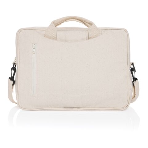 &quot;Laluka AWARE™ 15.4&quot;&quot; Laptop-Tasche aus recycelter Baumwolle weiß | ohne Werbeanbringung | Nicht verfügbar | Nicht verfügbar | Nicht verfügbar