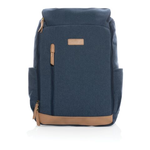 Impact AWARE™ 16 oz. rCanvas 15" Laptop-Rucksack blau | ohne Werbeanbringung | Nicht verfügbar | Nicht verfügbar | Nicht verfügbar